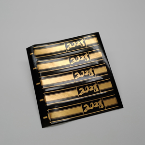 Étiquette personnalisée en vernis or à impression offset pour l'emballage de cigares, autocollant auto-adhésif à revêtement UV découpé, qualité de conception de luxe - Product Image 5