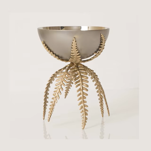 Quemador de incienso moderno con tapa de cúpula de flores y diseño floral dorado para festivales y ocasiones - Product Image 5