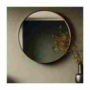 Miroirs de conception personnalisée et fabriqués pour chambres à coucher Décoration intérieure Fabricant et exportateur de cadre en bois rond avec qualité pour exportation - Product Image 2