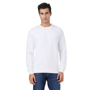 Sweat-shirt surdimensionné pour homme, 350 GSM, coton, polyester, molleton, style décontracté, col rond, pull-over, vêtements d'hiver, OEM, marque privée - Product Image 1