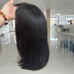 <span class=keywords><strong>Pelucas</strong></span> médicas para <span class=keywords><strong>mujer</strong></span> sin pegamento 5x5 DE Color Natural de 10 pulgadas, <span class=keywords><strong>pelucas</strong></span> de cabello humano Remy europeo virgen estilo BOB para <span class=keywords><strong>alopecia</strong></span>, silicona PU - Product Image 4