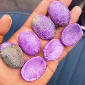 หินเฮมาไทต์ธรรมชาติสำหรับนิ้วหัวแม่มือ |   หินขัดเงาทำมือเพื่อการบำบัดและผ่อนคลาย |   หินคริสตัลรูปไข่รักษาสิ่งแวดล้อม - Product Image 1