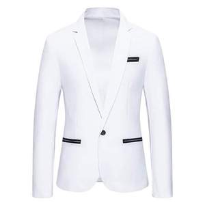 Blazer Personalizado para Hombre, Precio al por Mayor, Todos los Colores Disponibles, Antiarrugas, Estilo Único, Alta Calidad, Transpirable, Cierre de un Botón - Product Image 4