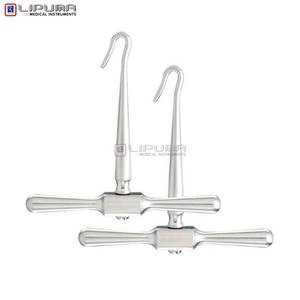 Manijas de sierra de alambre de acero inoxidable quirúrgico Manual de alta calidad, agarre de precisión, construcción duradera, instrumento médico reutilizable - Product Image 3