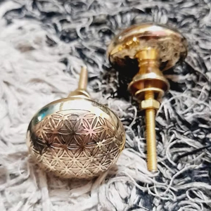 Perilla de puerta de cobre y latón de estilo antiguo para puertas principales, armarios, armarios, cajones, armarios y muebles para el hogar - Product Image 1