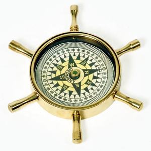 Boussole de conception antique à vendre montre de poche Style nouveau Portable voyage randonnée en plein air classique en laiton boussole lumineuse Camping - Product Image 1