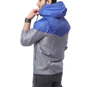 Chaqueta Cortavientos con Cremallera Ligera para Hombre, Chaqueta Cortavientos 100% Poliéster Transpirable, Chaqueta Deportiva Personalizada - Product Image 3