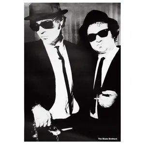 Póster de pared de los Blues Brothers de estilo moderno - Product Image 1