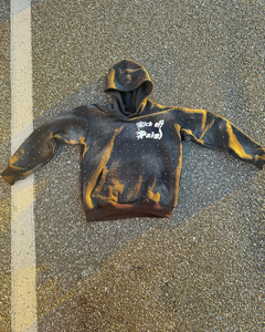 Custom Manufacturer's <b>Vintage</b> <b>Zip</b> Thermal <b>Hoodie</b> Heavyweight Distressed Patchwork Embroidery Applique 100% Cotton Acid Winter - Product Image 4