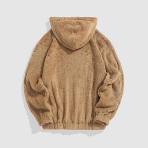 Custom Cute Hoodie Bear Fluffy Sudadera con capucha de terciopelo Hoddie Teddy Chenille cepillo de dientes bordado Sudadera con capucha de alta calidad - Product Image 2