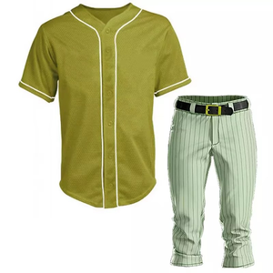 Conjuntos de Uniformes de Béisbol Transpirables Más Vendidos en 2025 - Ropa de Equipo Personalizable para Unisex de Secado Rápido con Colores y Logotipos Personalizados - Product Image 1