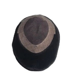 Taz Hair BD, Sistema Capilar Masculino con Peluca de Cabello Humano Remy Indio Estilo Yaki, Trama Única para Encaje - Product Image 3