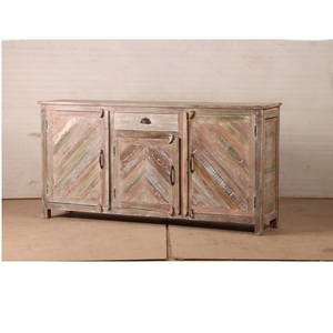 Solid Wood <b>Sideboard</b> Cabinet with Premium Finish & Large <b>Storage</b> Capacity for Dining Room Living Room Hotel Apartment Furniture - Product Image 1