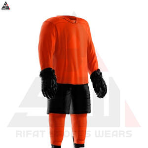 Ensemble d'uniformes de hockey sur glace d'équipe personnalisés 100% polyester sans couture et à séchage rapide taille personnalisée fournisseur pakistanais de haute qualité - Product Image 6