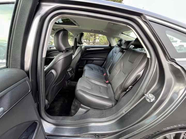 2016 Ford Fusion Titanium AWD Used Condition Dark Leather Interior Manual Gearbox Gas Fuel Type 19-inch Tires Left