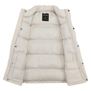 Chaleco acolchado de invierno para hombre, chaleco transpirable con cremallera y botón Plus, estilo callejero, resistente al agua, a prueba de viento - Product Image 5