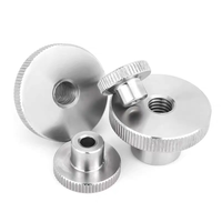 Avec collet en acier inoxydable Blind/Through Hole Metric Round Knurled Thread Insert Knurled Thumb Nuts DIN 466