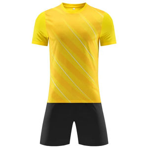 Conjunto de camiseta de fútbol para hombres y niños, chándal de manga corta, traje de entrenamiento para correr, kit deportivo de secado rápido, ropa deportiva - Product Image 2