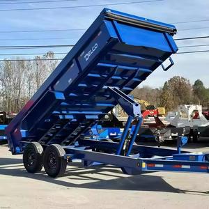 Wholesale Dump <b>Trailer</b> Bigtex Hydraulic Tilt Aluminum Alloy Full <b>Trailer</b> for Farm Work 5000kg Max Payload Fast Delivery Premium - Product Image 2