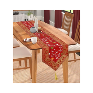 Chemin de table de qualité supérieure, en coton 100%, 300 GSM, texture panier, durable, lavable, personnalisable en gros - Product Image 3