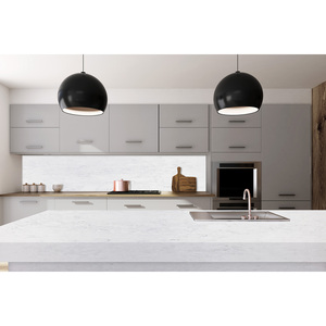 Prime Core Custom Kitchen Bathroom Vanity Tops Calacatta Quartz Stone Countertops Prefab Cut Eco-Friendly Fire Resistant Modern - Product Image 1