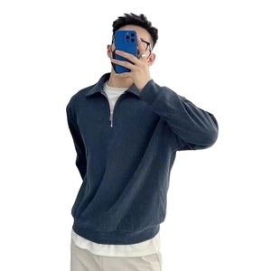 Pull à capuche grande taille de haute qualité Streetwear en coton polyester uni pour hommes avec logo personnalisé Hiver essentiel - Product Image 6