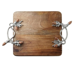 ถาดไม้เสิร์ฟพร้อมด้ามจับดีไซน์คลาสสิกถาดเสิร์ฟไม้เป็นมิตรกับสิ่งแวดล้อม - Product Image 4