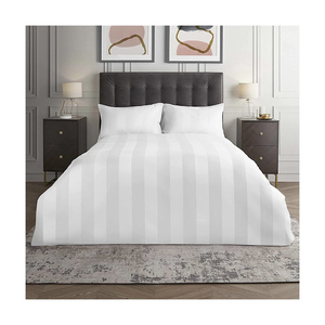 Top xu hướng 100% cotton satin vải bedding Set tốt nhất bán Trắng tấm ga trải giường được sản xuất với dệt kỹ thuật - Product Image 6