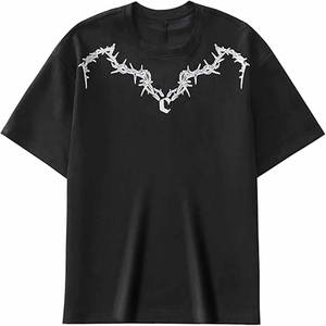 2025 <b>Men's</b> Loose Fit <b>T</b>-<b>Shirt</b> 230G Quick-Dry Sports Style <b>Cool</b> Narrow Needle High Quality Casual Style Plain - Product Image 1