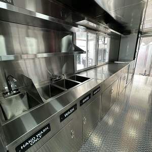 Nuevo Diseño, Camión de Comida Rápida Totalmente Equipado para Catering, Carrito de Hot Dogs, Remolque de Comida Personalizado en EE. UU., Equipamiento Completo de Cocina de Restaurante - Product Image 4