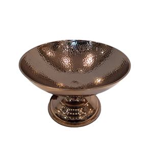 Bols décoratifs de style moderne avec base Offre Spéciale Premium Bowl Condiment Server Bowl en aluminium moulé brillant plaqué cuivre - Product Image 1