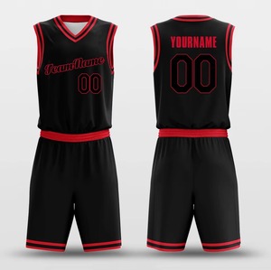 Uniformes de Baloncesto Personalizados al por Mayor, Diseño de Camisetas y Pantalones Cortos, Teñido Liso, BSCI, Transpirables, de Secado Rápido, Alta Calidad, 100% - Product Image 1