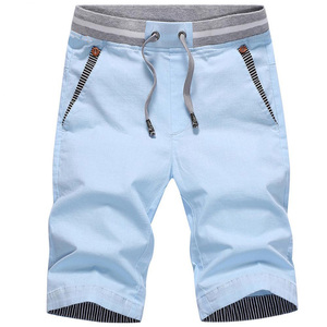 Shorts de basketball pour hommes de qualité supérieure, couleur personnalisée, 100% coton, solides, écologiques, taille élastique, séchage rapide, respirants - Product Image 1