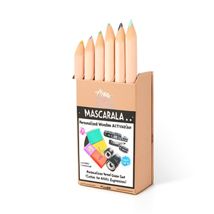 Set di Matite Colorate in Legno Personalizzate, Gadget su Misura per l'Espressione Artistica - Product Image 2