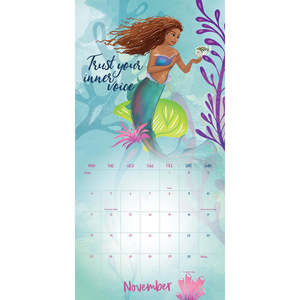 Calendario de pared 2024 de Ariel la Sirenita con mini póster - Product Image 4