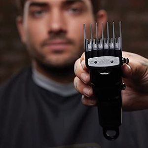 Tondeuse à cheveux professionnelle sans fil 2500 mAh en acier inoxydable IPX7 réglable pour la coupe de cheveux, le rasage et la barbe (pour barbier) - Product Image 2