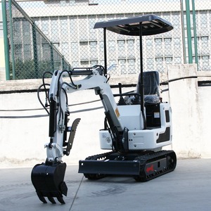 Mini-excavatrice de 1 tonne, 8,6 kW, excavatrice hydraulique compacte sur chenilles, petite machine de construction avec godet À VENDRE - Product Image 5