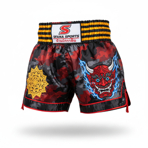 Shorts de Muay Thai haute performance pour hommes - Construction durable, respirante et à séchage rapide, personnalisable pour le kickboxing, le MMA et la boxe - Product Image 3