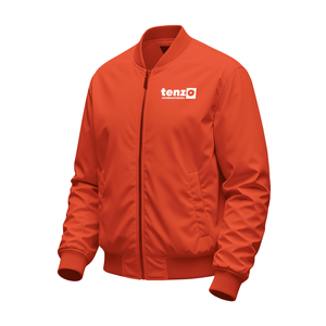 Polyester Cotton Urban Bomber <b>Jacket</b> Lightweight Rib Knit Elastic Cuff Wholesale Custom Logo OEM Manufacturer Supplier - Product Image 1