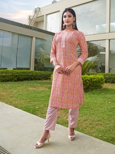 Latest Summer Special Fancy Cotton Print With Fancy Type <b>Kurtis</b> Pant with Cotton Print Wholesale in India - Product Image 5