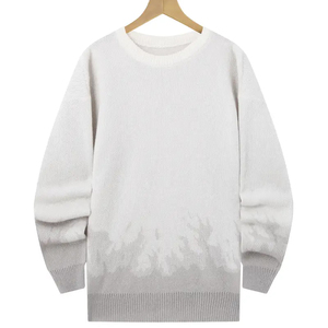 Sudadera de invierno de algodón 100% de gran tamaño personalizada, jersey de calle para hombres y mujeres, ropa deportiva para gimnasio, proveedor de Boutique 2025 - Product Image 2