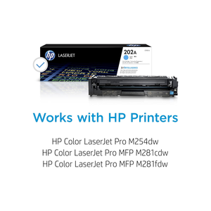 Cartucho de Tóner Cian Original HP 202A para LaserJet CF501A para Uso en Impresoras - Product Image 4