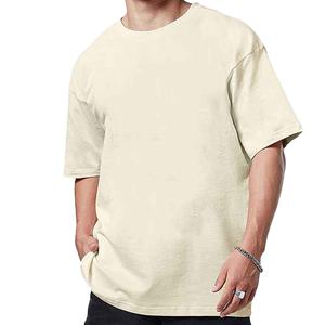 Servicio OEM, Camiseta 100% Algodón para Hombre, Estilo Simple para Verano, Corte Holgado, Uso Diario Informal, Cuello Redondo, la Mejor Camiseta Unisex 2026 - Product Image 1