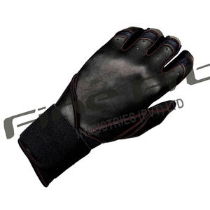 Gants de frappe en cuir durables et personnalisables pour le baseball et le softball, avec fermeture à boucle pour hommes, respirants et offrant une performance optimale de préhension. - Product Image 5