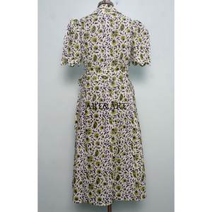 Vestido Midi de Algodón Transpirable para Mujer, Diseños Elegantes con Bolsillos para Fiestas al Aire Libre y Ocasiones Especiales - Product Image 6