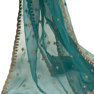 Costume 3 pièces en soie brute brodée robe traditionnelle pakistanaise vêtements ethniques pour femmes mode culturelle Shalwar Kameez artisanale - Product Image 4