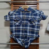 Camisa de franela a cuadros para hombre, diseño personalizado, nuevo diseño indio, 100% algodón