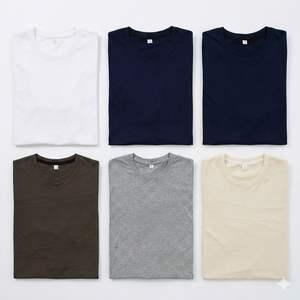 เสื้อยืด Thumb Premium Blanks ขายส่ง ผ้าฝ้าย 100% เสื้อยืดเรียบแขนสั้นลำลองสำหรับผู้ชาย คุณภาพสูงจากประเทศไทย - Product Image 1