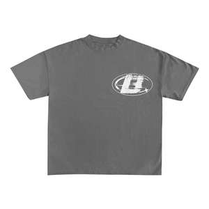 เสื้อยืดสำหรับผู้ชายผ้าฝ้ายแนวสตรีทเสื้อยืดเข้ารูปสีฟ้าพิมพ์ลายโลโก้ออกแบบได้ตามต้องการ - Product Image 6