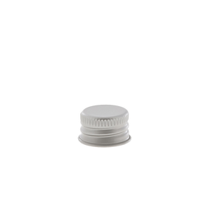 Tappi a vite in alluminio 18 mm argento - Product Image 1
